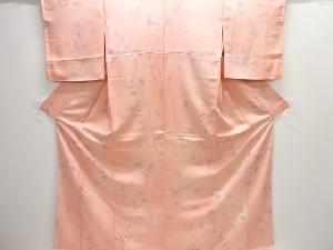 草花模様小紋着物